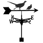 JJDSN Weather Vane Stainless Steel Weathervane for Garden Creative Pheasant Partridge Wind Vane Garden Stake Wind Direction Indicator for Yard Cupolas Farm Sheds