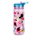 Zawadi Global Minnie Mouse 580ml Water Bottle for Kids School Drinks Bottle Made of Durable Ecozen Reusable BPA Free