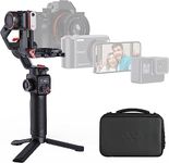 hohem iSteady MT2 Kit Gimbal Stabilizer for Camera, 3-Axis Gimbal for Mirrorless/Pocket Camera/Action Camera/Smartphone, AI Tracker w/CCT/RGB Fill Light, Gimbal Stabilizer for Canon/Sony/Nikon/iPhone