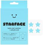 Starface World Starface Hydro-Star + Salicylic Acid Big Pack, Hydrocolloid Pimple Patches with 1% Salicylic Acid, Helps Soothe Deep Spots, Cute Star Shape (96 Count)