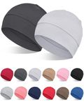 FocusCare Lightweight Cotton Beanie Helmet Liner for Bike Motocycle Under Hard Hat