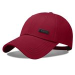 CACUSS Men's Baseball Cap Classic Cotton Dad Hat Golf Cap with Adjustable Buckle Closure Trucker Hat