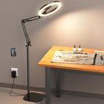 Upgrade 18W Ring Light with Stand Tripod for iPhone, 10” Ultra Bright Overhead Phone Camera Mount Selfie Light with Remote Control for Video Recording,Content Creation,Streaming,TikTok,YouTube Macro