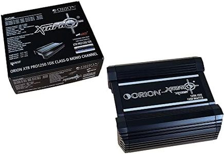 Orion XTR PRO 1250.1DX Amplifier Serie Class D-Mono Channel 1250 Watts RMS 1 Ohm W/X-Over, 100% Made in Korea car Audio amp