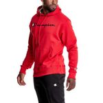 Champion Men's Graphic Powerblend Fleece Hoodie, Team red Scarlet Script, XX-Large