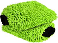 AIDEA Car Wash Mitt Microfiber, 2PK