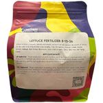 Greenway Biotech, Inc. Lettuce Fertilizer Powder 8-15-36 Plus Trace Minerals and 100% Water Soluble Includes Essential Chelated Micronutrients for Healthy Plants (2 Pounds)