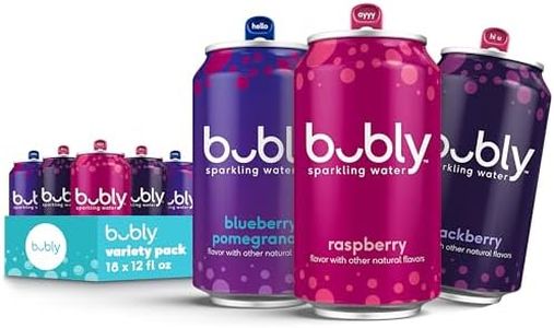 bubly Sparkling Water, Triple Berry Variety Pack, Zero Sugar & Zero Calories, Seltzer Water, 12 Fl Oz Cans (Pack of 18)