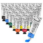 Paul Rubens Oil Paint, 20 Colors*50ml LargeTubes, Professional Bright Oil Colors with High Saturation, Creamy Texture, and Consistency,Oil Paint Supplies for Artists, Students, Beginners-B Set