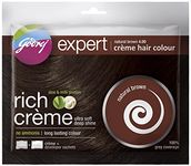 Godrej Expert Rich Crème Hair Colour, 50g (Pack of 12) - Natural Brown