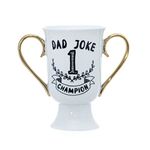 Boxer Gifts Dad Joke Number 1 Champion Trophy Mug | Fun Novelty Father's Day Gift for Dads