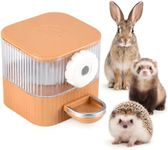 Oceenew No Drip Hanging Automatic Rabbit Water Dispenser 650ml, Top Refill Pet Water Bowl Bottle BPA Free for Bunny, Guinea Pig, Ferret, Chinchilla,Squirrel,Hamster,Puppy Kitten, Other Small Animals