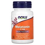 Now Foods Melatonin 3mg (Healthy Sleep Cycle) - 60 Veg Capsules