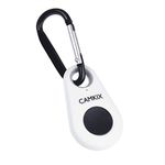 CamKix Camera Shutter Remote Control with Bluetooth Wireless Technology - Drop Style - Compatible with iPhone/Android - One Button Control - Carabiner and Lanyard with Detachable Ring included