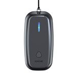 AVICHE M5 Necklace Wearable Mini Personal Air Purifier with USB | Negative Ion Generator | Purifies Air Eliminating Germs, Dust, Viruses, Bacteria, Allergens, Mold, Odors, and More (Black)