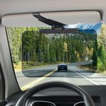 Upgraded Car Sun Visor Extender - Optimize Vision with Adaptable, Polarized, UV400 Shielding, Adjustable Design for Glare-Free Driving, Protection from UV Rays & Stray Light, Ensure Safe & Clear Sight
