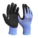 Schwer AIR-SKIN Cut Resistant Gloves AR3900 with Extreme Lightweight & Thin, Level 5 Wire Metal Gloves for Refined Work, Touch-screen, Fiberglass-free, 3D-Comfort Fit, Breathable, 1 Pair, M