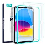 ESR [2 Pack] Screen Protector Compatible with iPad 10th Generation (2022), Tempered-Glass Film with Alignment Frame, Scratch Resistant-Clear