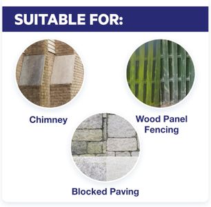 Wet & Forget Rapid Outdoor Cleaner 2L – Mould, Algae & Black Spot Remover, Bleach Free