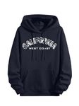 TAGAS Unisex-Adult Fleece Neck Hooded Regular Fit Sweatshirt (UH-7011-NAVY-Large_Navy)