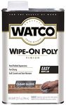 Rust-Oleum Wipe On Poly - Polyurethane Wood Varnish for Interior Surface (946 ml | Oil-Based | Clear Gloss)