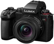 Panasonic Lumix S5 II, Full Frame Mirrorless Camera Body, with S-R1840E 18-40mm S lens, 4K 60P and 6k 30P Video Recording, Flip Screen, Wi-Fi, L-Mount, Phase Hybrid AF, Active IS, Black