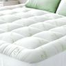 Ultra Soft Twin Size Mattress Topper - Viscose Made from Bamboo Pillow Top Mattress Pad for Back Pain Relief - Naturally Cooling for Hot Sleepers, Green