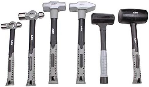 ABN 6 Piece Hammer Set - Forging Hammer Tool Set, Metal Working Tools and Equipment Pein and Sledge Hammer Styles