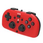 Wired Mini Gamepad for Kids - PlayStation 4 Controller - Officially Licensed (Red)