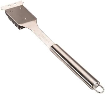 Cuisinart CCB-5014 BBQ Grill Cleaning Brush and Scraper, 16.5", Stainless Steel, 16. 5