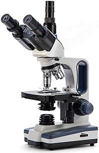 SWIFT SW350T 40X-2500X Magnification, Siedentopf Head, Research-Grade Trinocular Compound Lab Microscope with Wide-Field 10X and 25X Eyepieces, Mechanical Stage, Abbe Condenser, Camera-Compatible