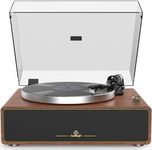 Turntable Record Player with Built-