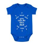 New Dad Gifts Funny Baby Clothes With Humorous You Can Do This Dad Onesie Bodysuit for Newborn Boys (Q-Blue,6-12M)