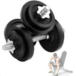 Yes4All Adjustable Dumbbells Cast Iron - 40 lb Dumbbell Weights