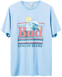 Bud Eagle Flea Market Tee, Sky Blue, XX-Large