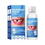 Temporary Tooth Filling Repair Kit for Broken, Chipped or Missing Teeth - Replace Teeth with False Teeth and Tooth Filler