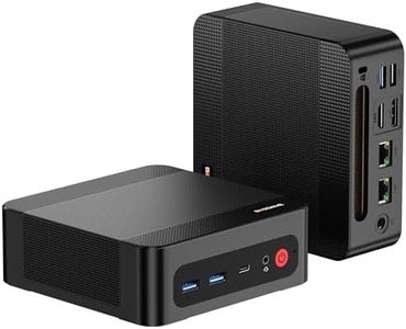 BOSGAME P3 Plus Mini PC, Mini Computers with AMD Ryzen 7 7840HS, 32GB DDR5 1TB PCle SSD, 4K Triple Display, Dual RJ45 LAN, Wi-Fi 6E/BT5.2, Micro Desktop Computers for Gaming & Office
