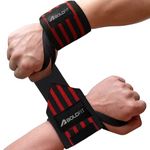 Boldfit Nylon Wood Wrist Supporter for Gym Wrist Band for Men Gym Wrist Support, for Pain Relief Hand Band for Men Gym Accessories for Men Wrist Wrap for Gym Equipment Wrist Brace Women Red,One Size