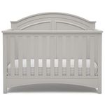 Delta Children Perry 6-in-1 Convertible Crib - Greenguard Gold Certified, Moonstruck Grey