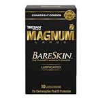 TROJAN Magnum BareSkin Lubricated Latex Condoms, 10 Count