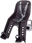 Polisport, Bubbly Mini + FF, Baby Seat, On Frame, Black/Dark Grey, Black