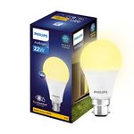 PHILIPS 22-watt LED Bulb |AceBright High Wattage LED Bulb|Base: B22 Light Bulb for Home | Warm White, Pack of 1