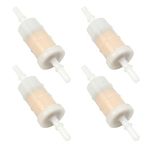 Zreneyfex 4Pcs Inline Fuel Filter Replacement for Mercury Mariner Outboard Replaces 35-879885Q 35-879885T