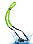 STANDWERK® - Floating Sunglasses Strap [Premium] Sports Sunglasses Retainer | Floating Water Sports Eyewear Strap for Sailing, Surfing and More, neon green