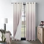 Purple Ombre Full Blackout Curtain 