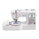 Brother SE600 Sewing and Embroidery Machine, 80 Designs, 103 Built-in Stitches, Computerized, 4" x 4" Hoop Area, 3.2" LCD Touchscreen Display, 7 Included Feet