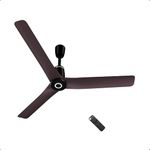 atomberg Aris Contour Smart 1200mm Voice Controlled BLDC Ceiling Fan with Remote | 5 star | Best-in-class Air Flow | Silent Operation |Free Installation | Designer Fan | 3 Year Warranty |Umber Brown