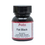 Angelus Acrylic Leather Paint Flat Black 1oz