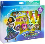 Encanto Girls BFF 6 Piece Toy Jewelry Box Set with 2 Rings, 2 Bead Bracelets and Snap Hair Clips Ages 3+