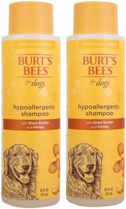 Burt's Bees for Dogs Natural Hypoallergenic Dog Shampoo with Shea Butter and Honey | pH Balanced for Dogs - Made in The USA | 16 Ounces, Pack of 2